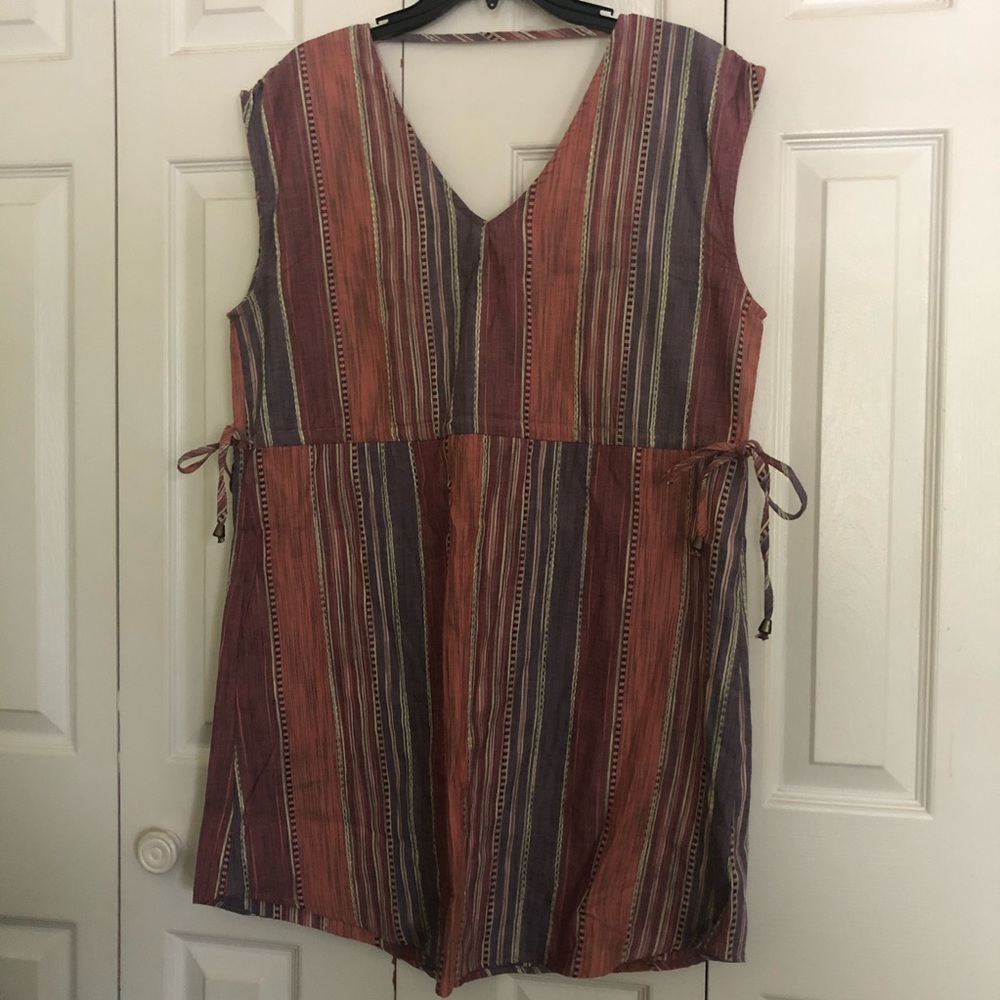 Short striped dress
